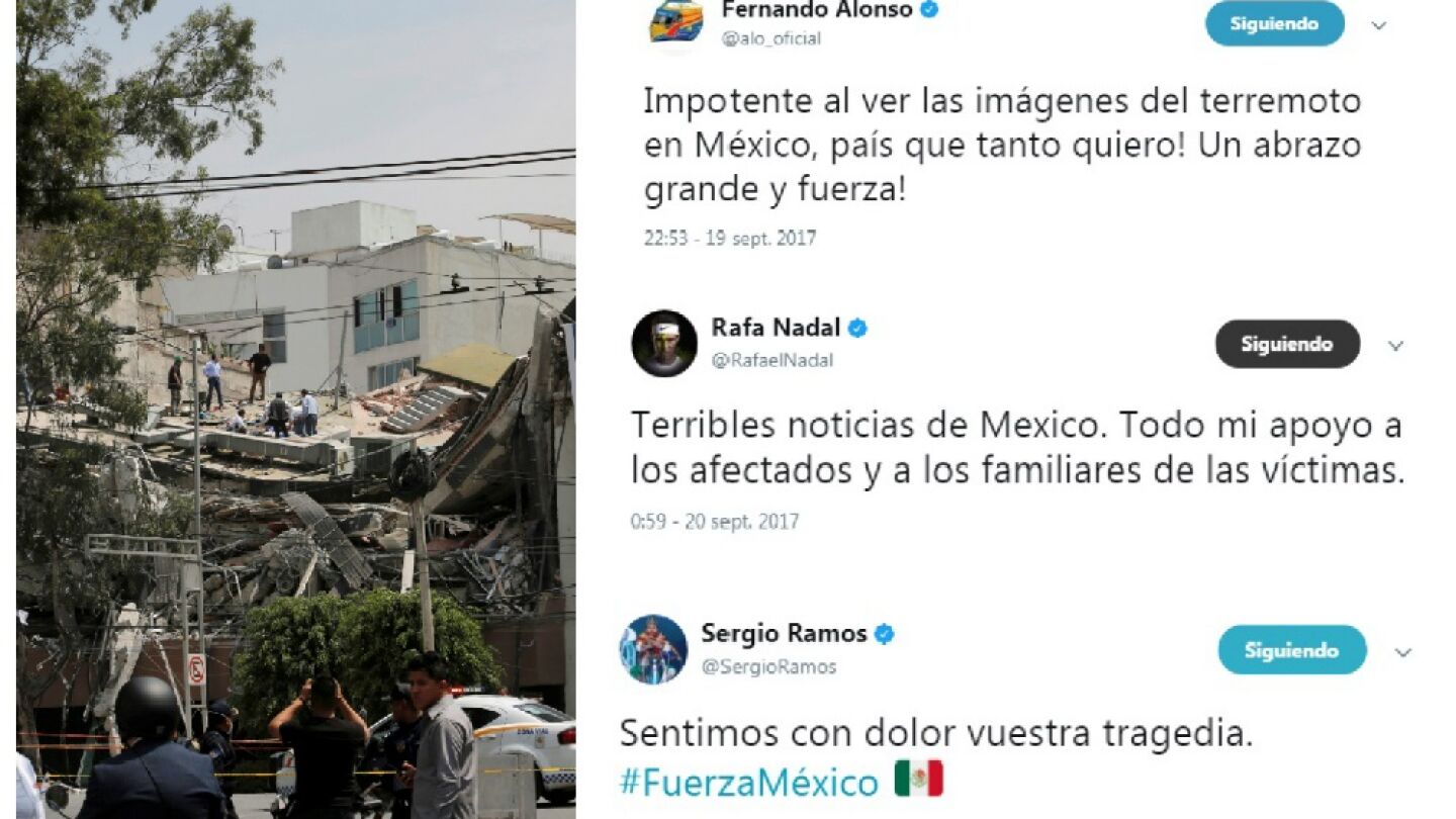 Solidaridad con M&eacute;xico