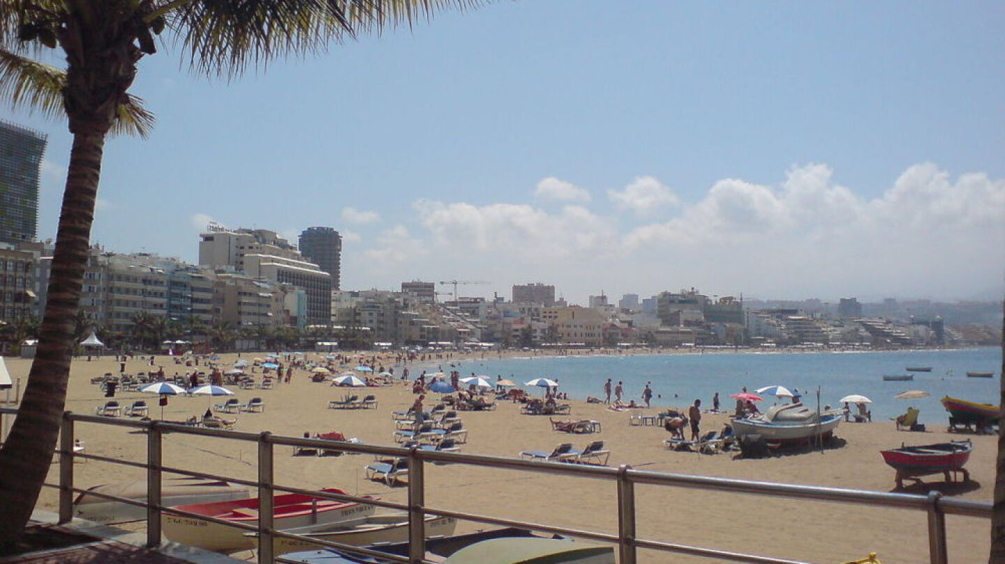 Playa de las Canteras. Las Palmas de Gran Canarias