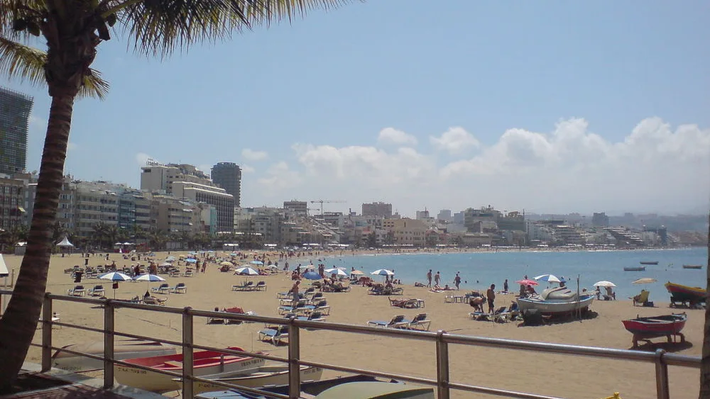 Playa de las Canteras. Las Palmas de Gran Canarias