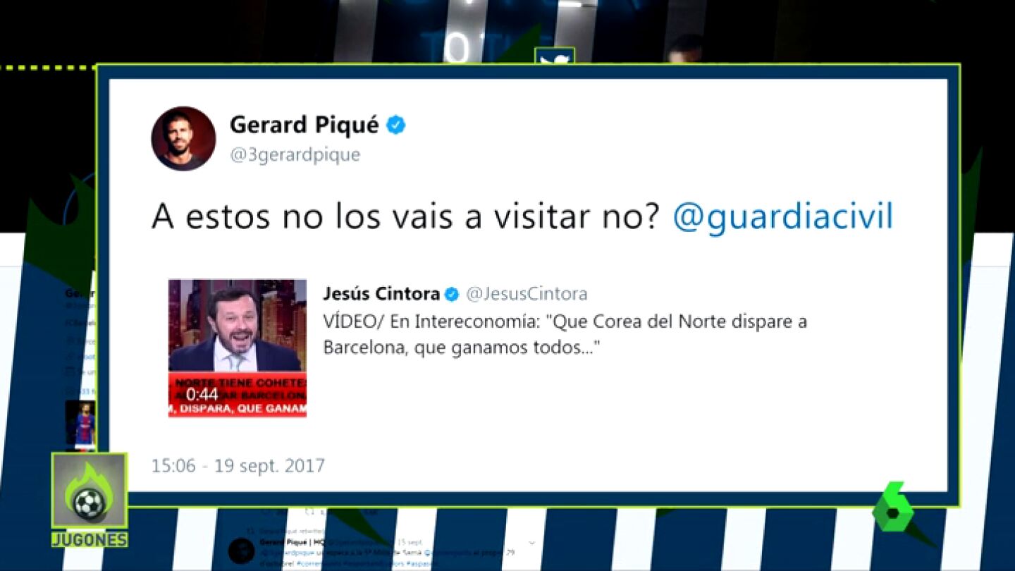 Piqu&eacute; se queja a la Guardia Civil por una parodia que bromea con bombardear Barcelona