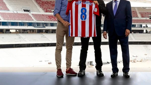 Tom Cruise en el Wanda Metropolitano Tom Cruise en el Wanda Metropolitano