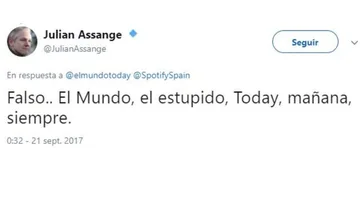 Tweet Julian Assange