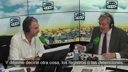 El Gobierno asegura que fue un juez quien ordenó las detenciones de cargos de la Generalitat del miércoles El Gobierno asegura que fue un juez quien ordenó las detenciones de cargos de la Generalitat del miércoles