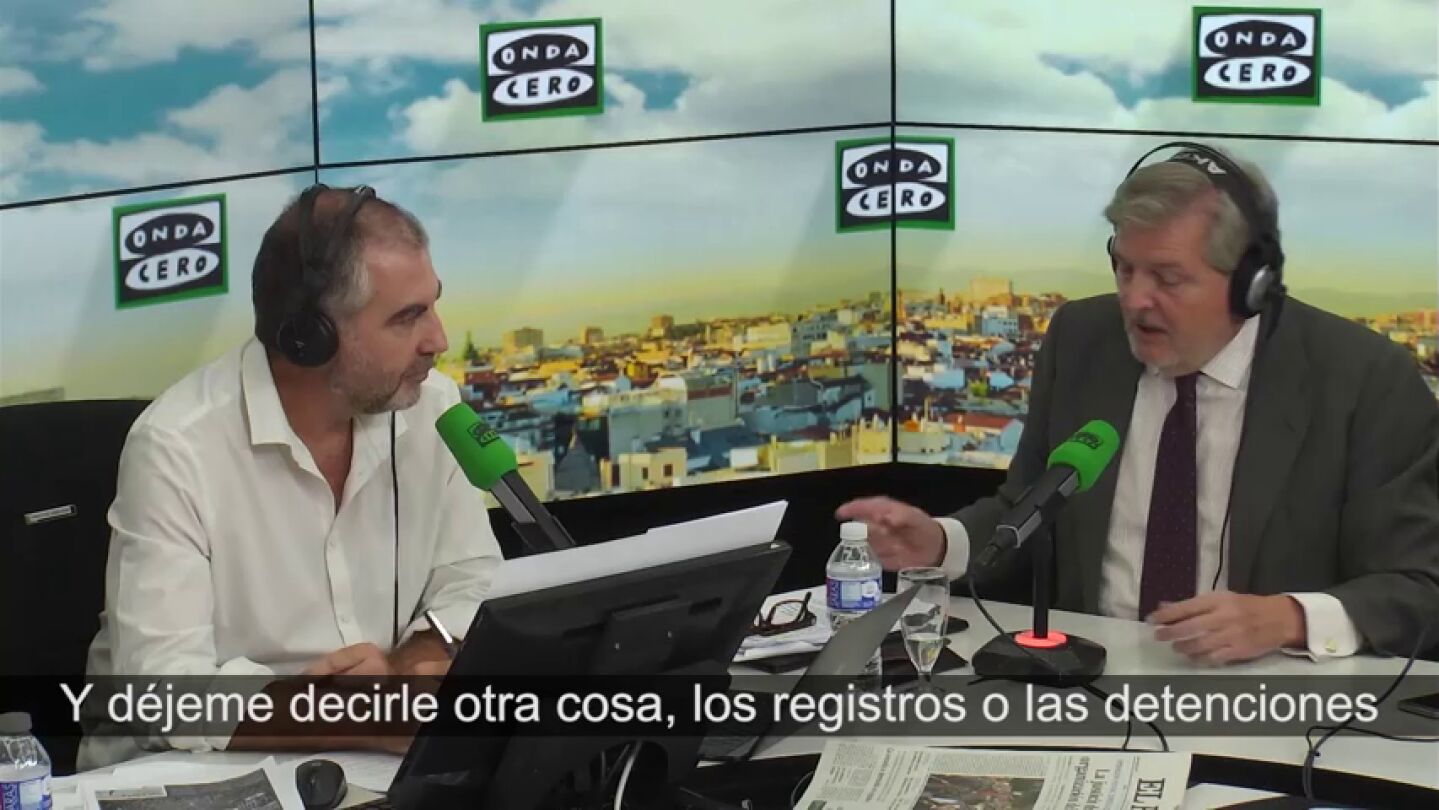 El Gobierno asegura que fue un juez quien orden&oacute; las detenciones de cargos de la Generalitat del mi&eacute;rcoles
