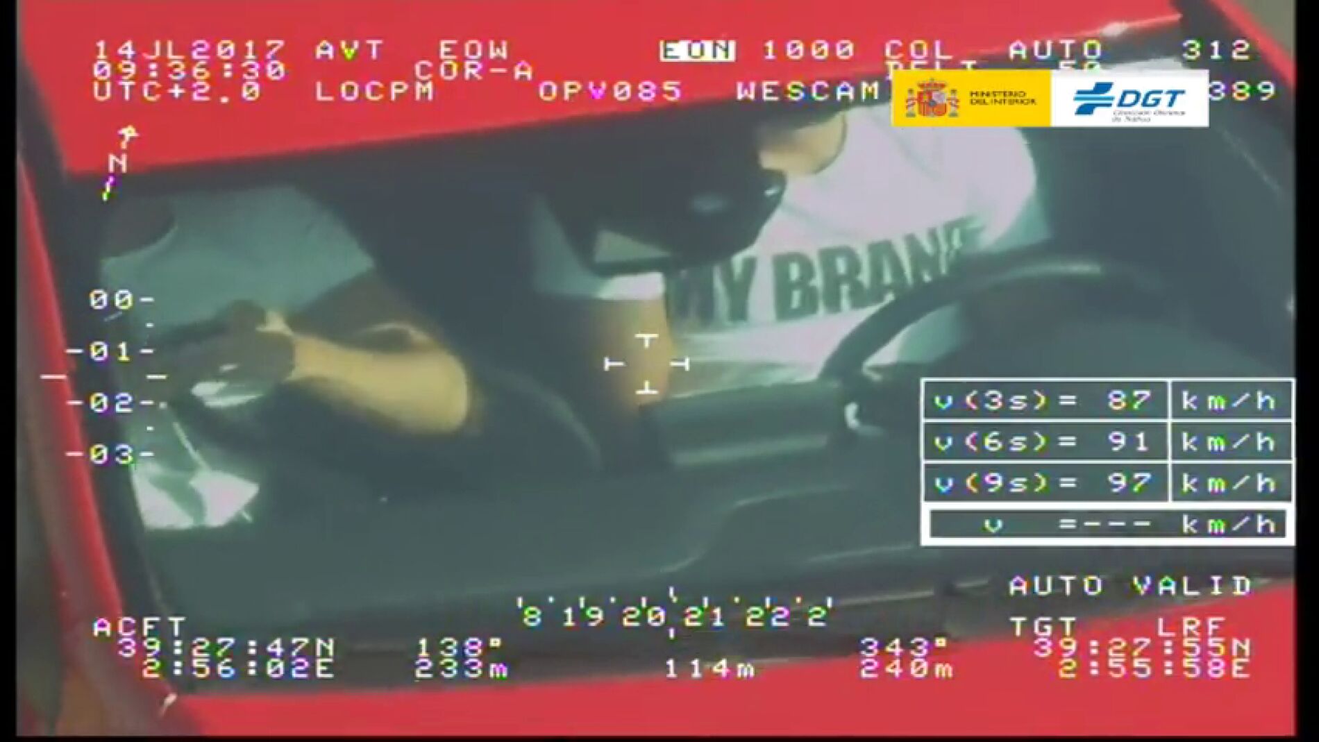 Circulando sin cintur&oacute;n de seguridad