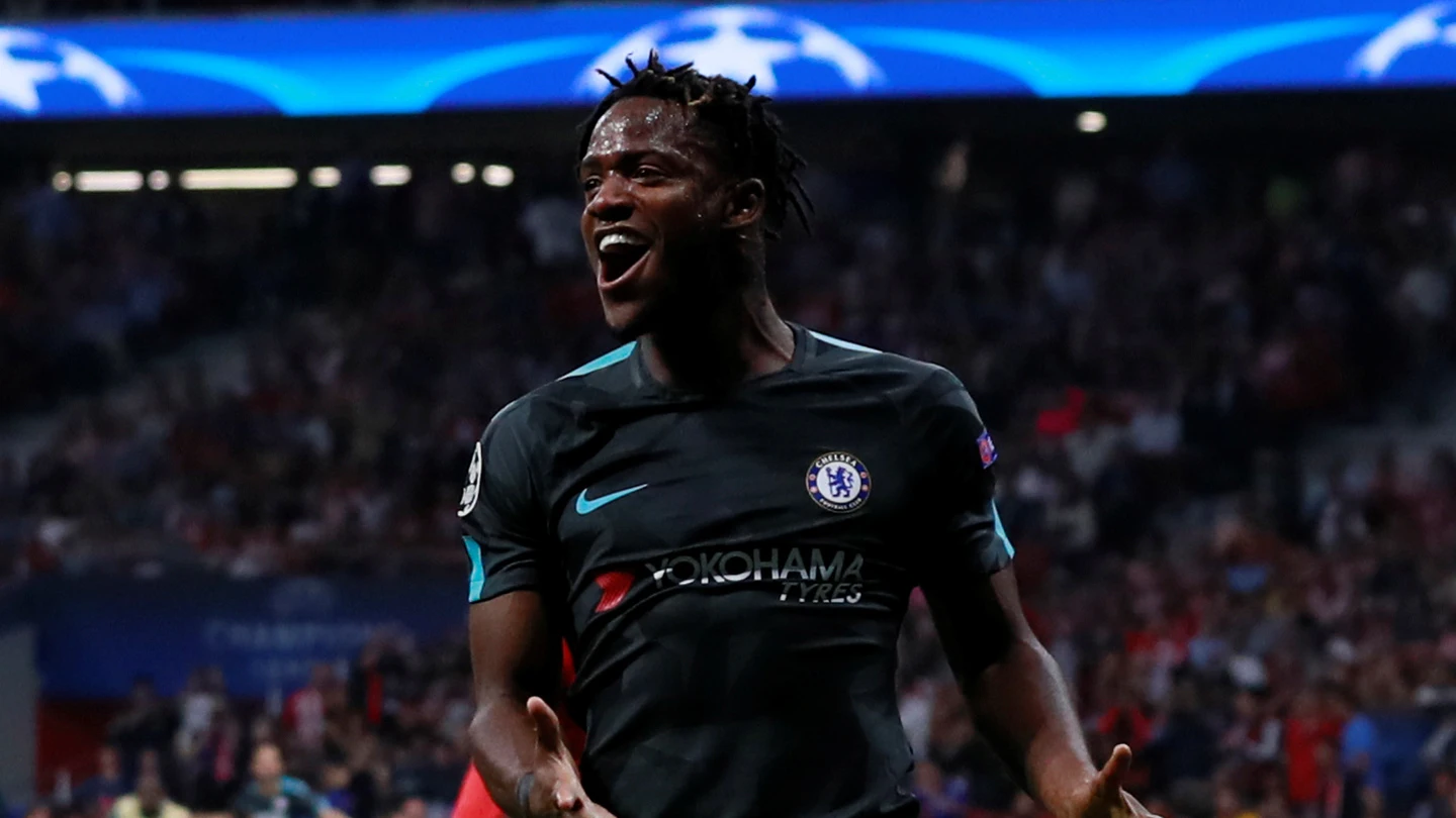 Batshuayi en el Wanda Batshuayi en el Wanda