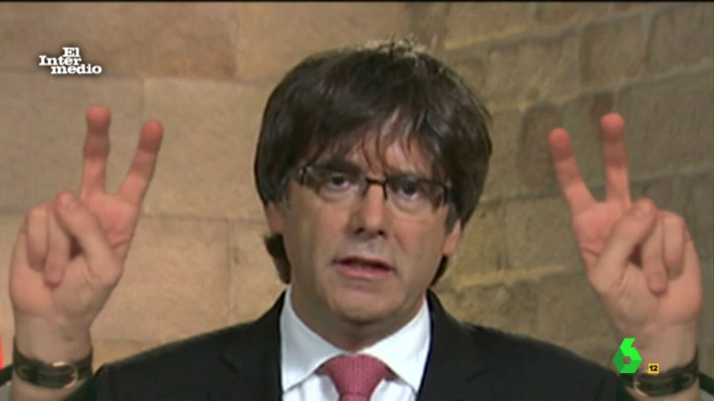 Carles Puigdemont en El Intermedio