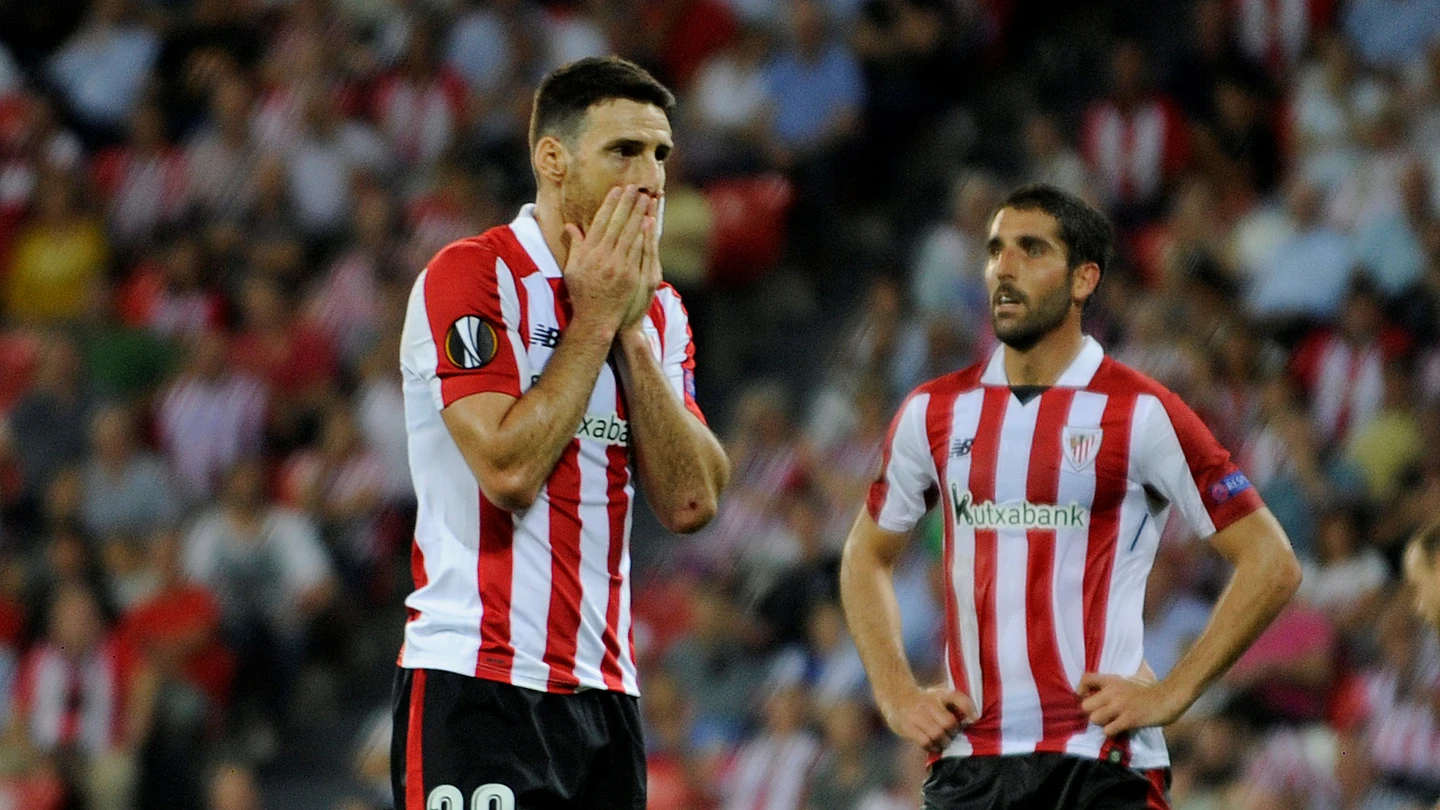 El Athletic se lamenta de la derrota en la Europa League El Athletic se lamenta de la derrota en la Europa League