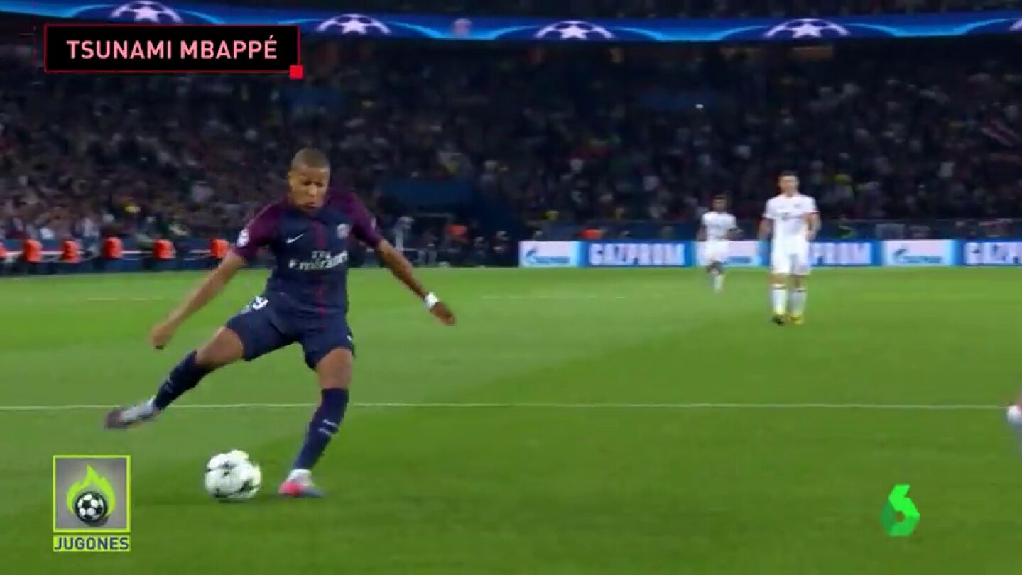 La impresionante maniobra de Mbapp&eacute; que sentenci&oacute; al Bayern 