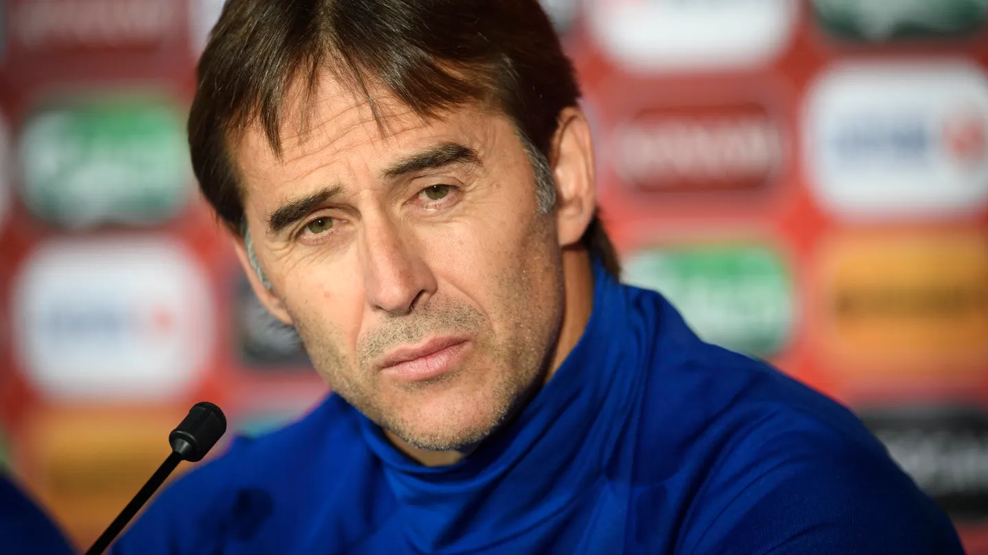 Lopetegui en rueda de prensa Lopetegui en rueda de prensa