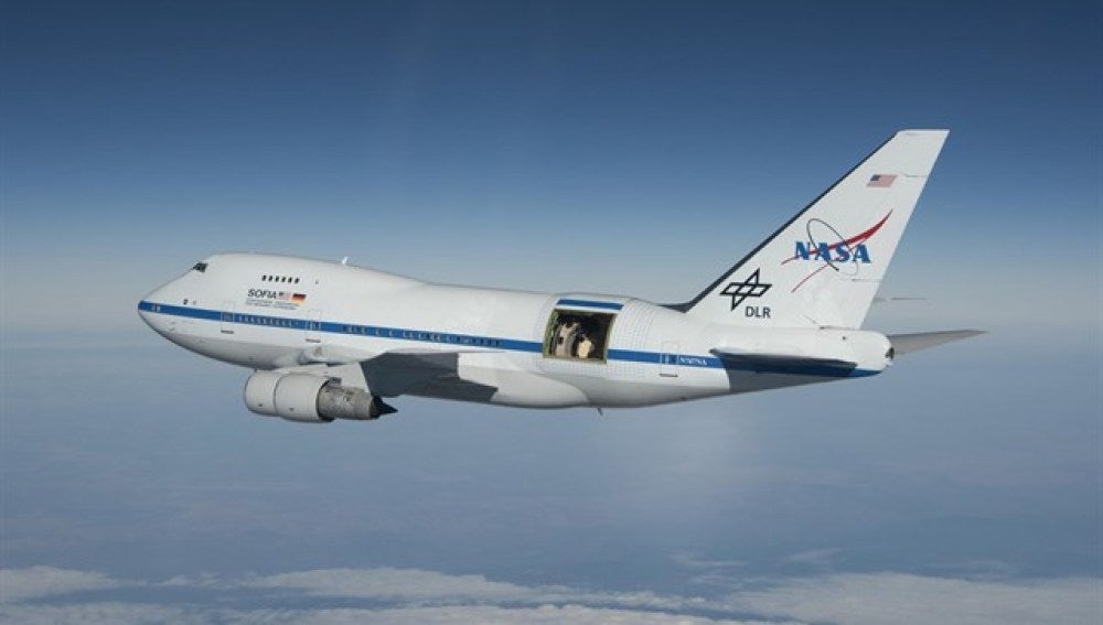 El experimento SOFIA es el responsable de la nueva detección de agua en la Luna