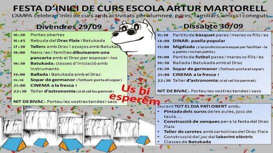 Uno de los programas de un colegio electoral 