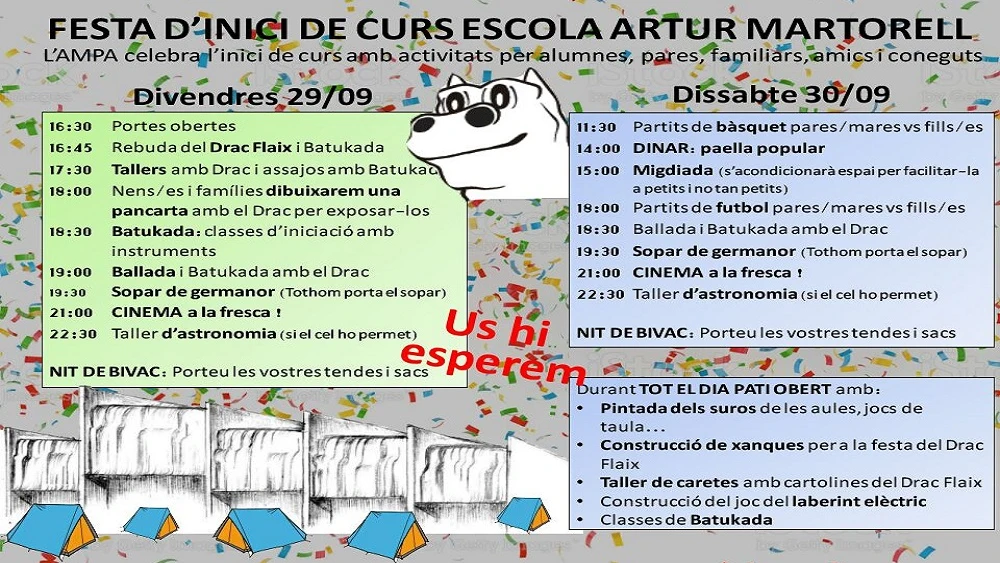 Uno de los programas de un colegio electoral Uno de los programas de un colegio electoral