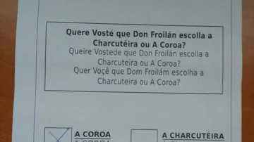 Así es la pregunta del referéndum de Galicia sobre Froilán