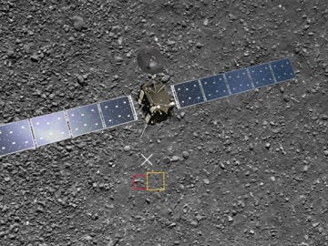 Rosetta captó una última imagen que había pasado inadvertida a los expertos de la ESA