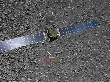 Rosetta captó una última imagen que había pasado inadvertida a los expertos de la ESA Rosetta captó una última imagen que había pasado inadvertida a los expertos de la ESA