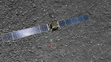Rosetta captó una última imagen que había pasado inadvertida a los expertos de la ESA