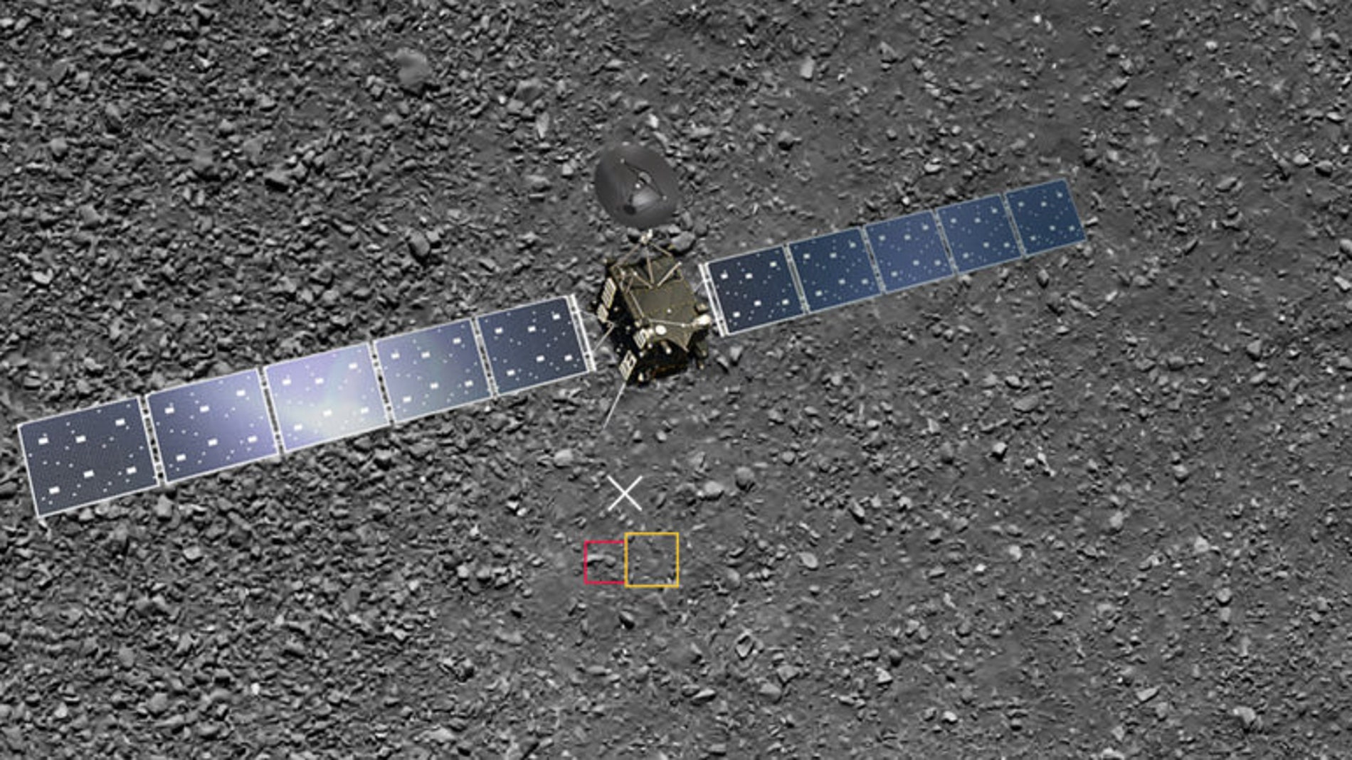 Rosetta captó una última imagen que había pasado inadvertida a los expertos de la ESA