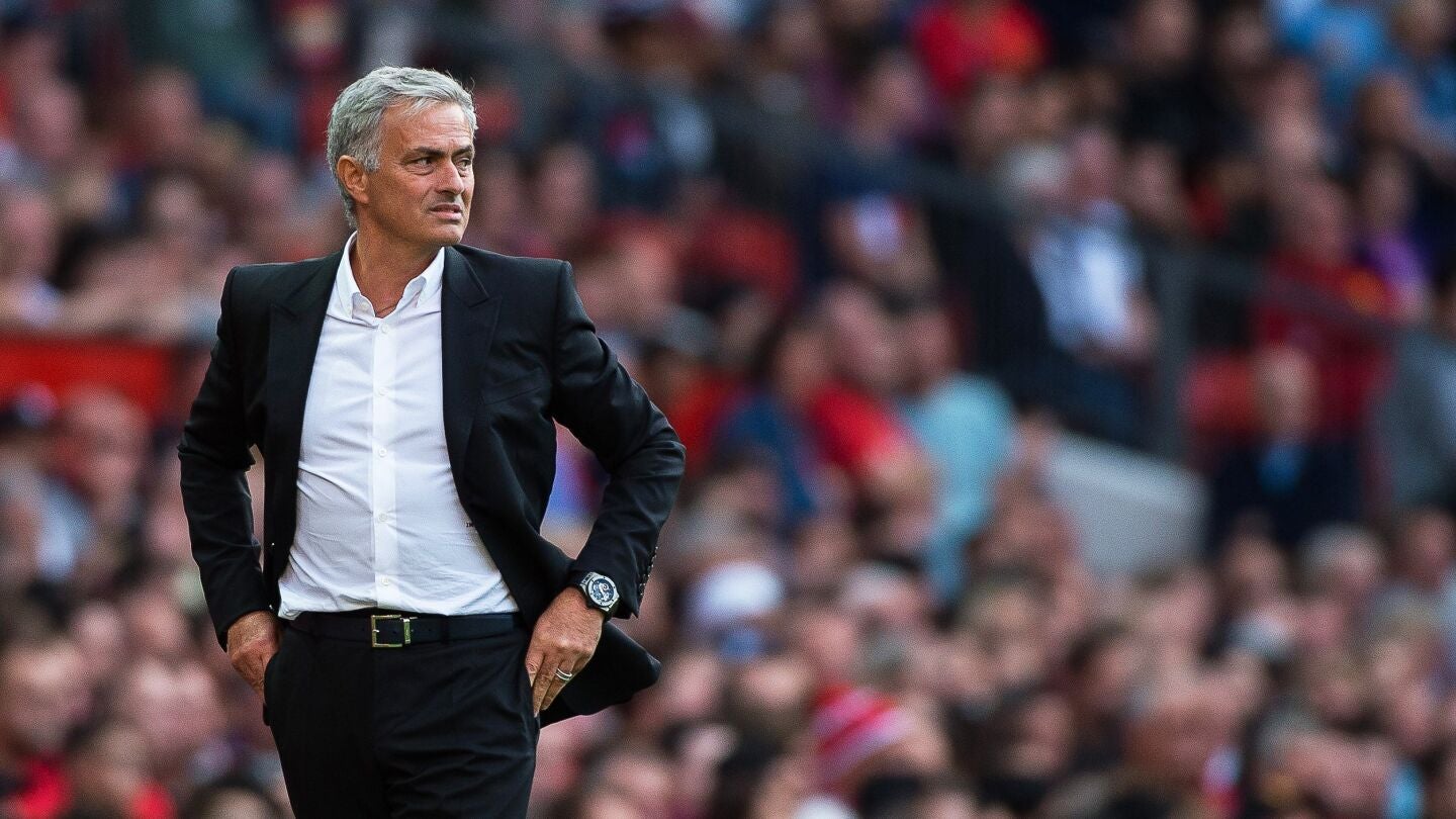 Mourinho durante un partido