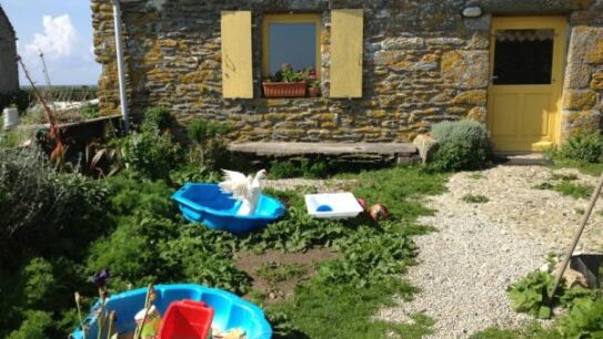 La granja de la isla de Qu&eacute;m&eacute;n&egrave;s, en Francia