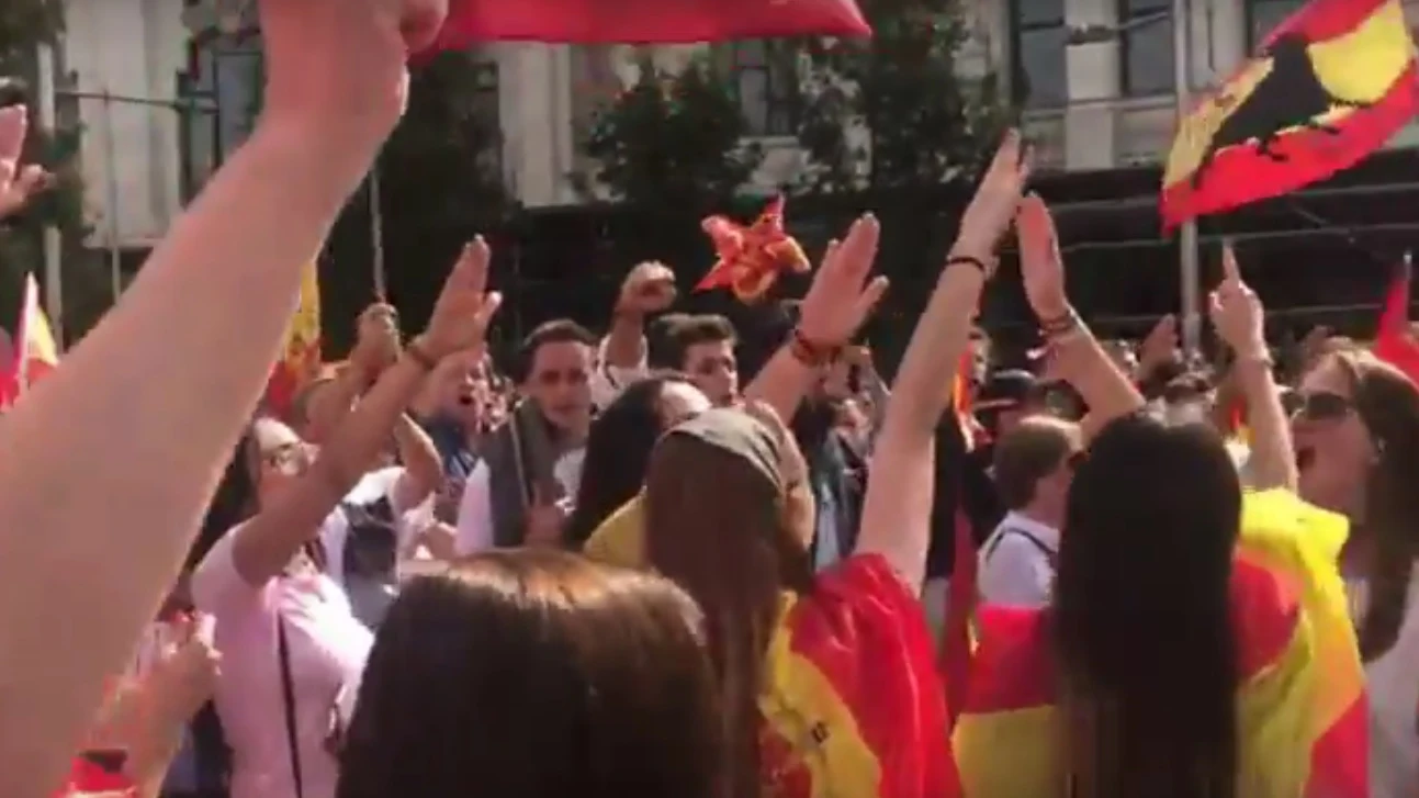 Manifestación por la unidad de España en Madrid