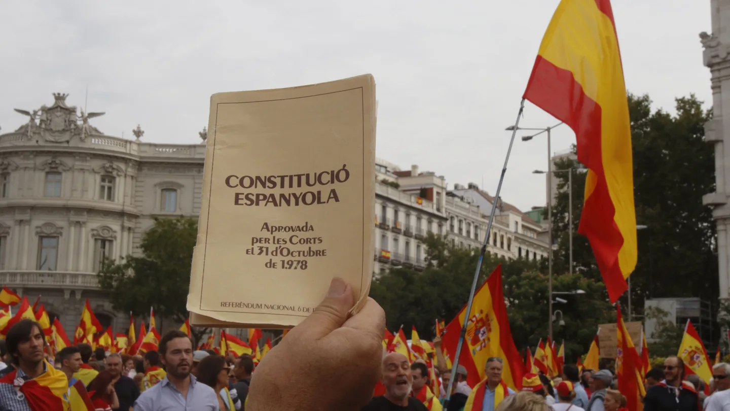 Manifestación en Madrid contra el referéndum independentista del 1-O en Cataluña Manifestación en Madrid contra el referéndum independentista del 1-O en Cataluña