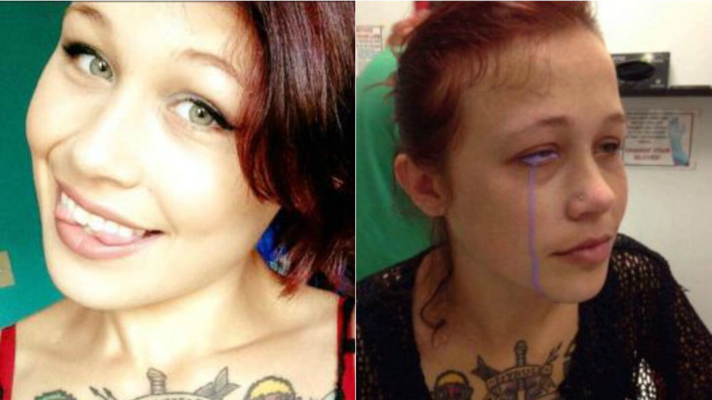 El antes y despu&eacute;s del tatuaje de Cat Gallinger