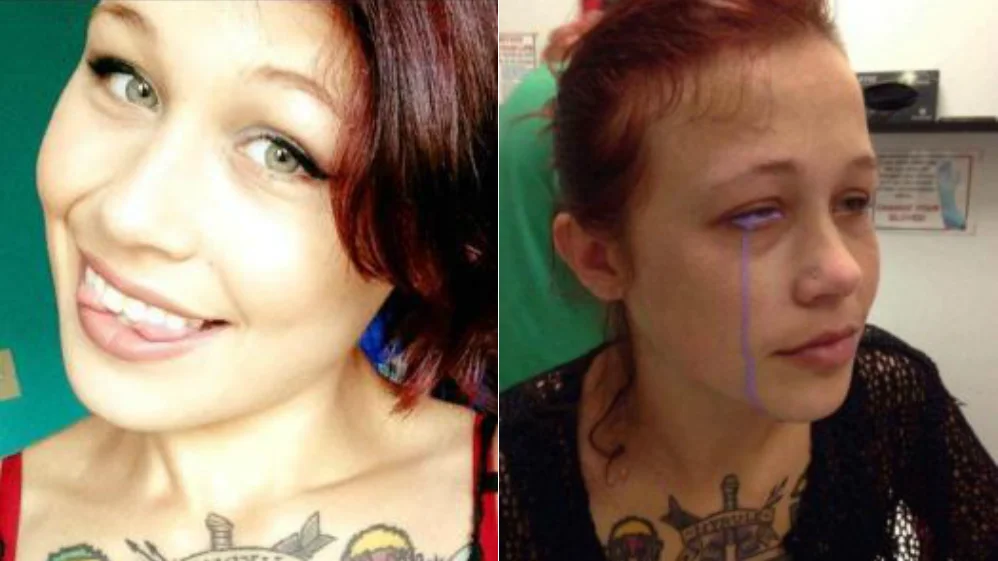 El antes y después del tatuaje de Cat Gallinger