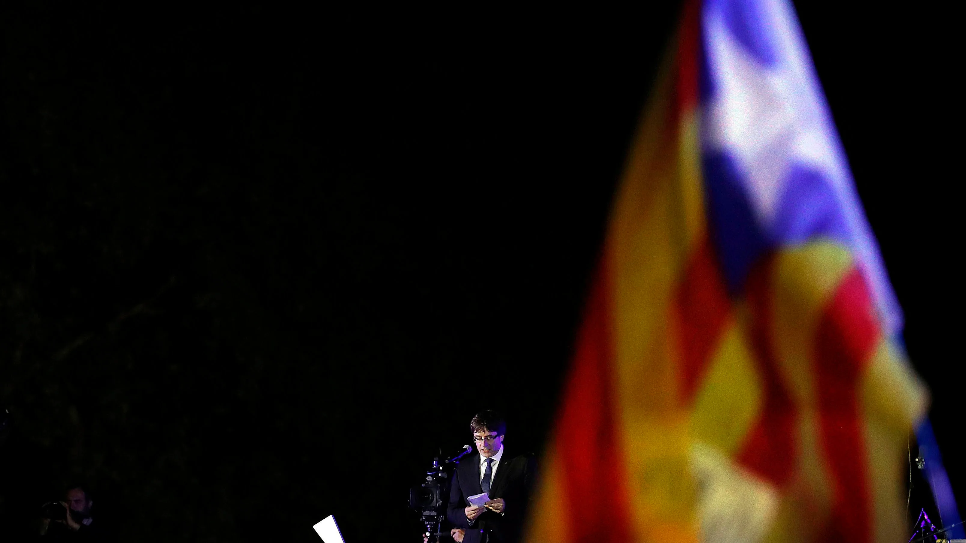 El presidente de la Generalitat, Carles Puigdemont