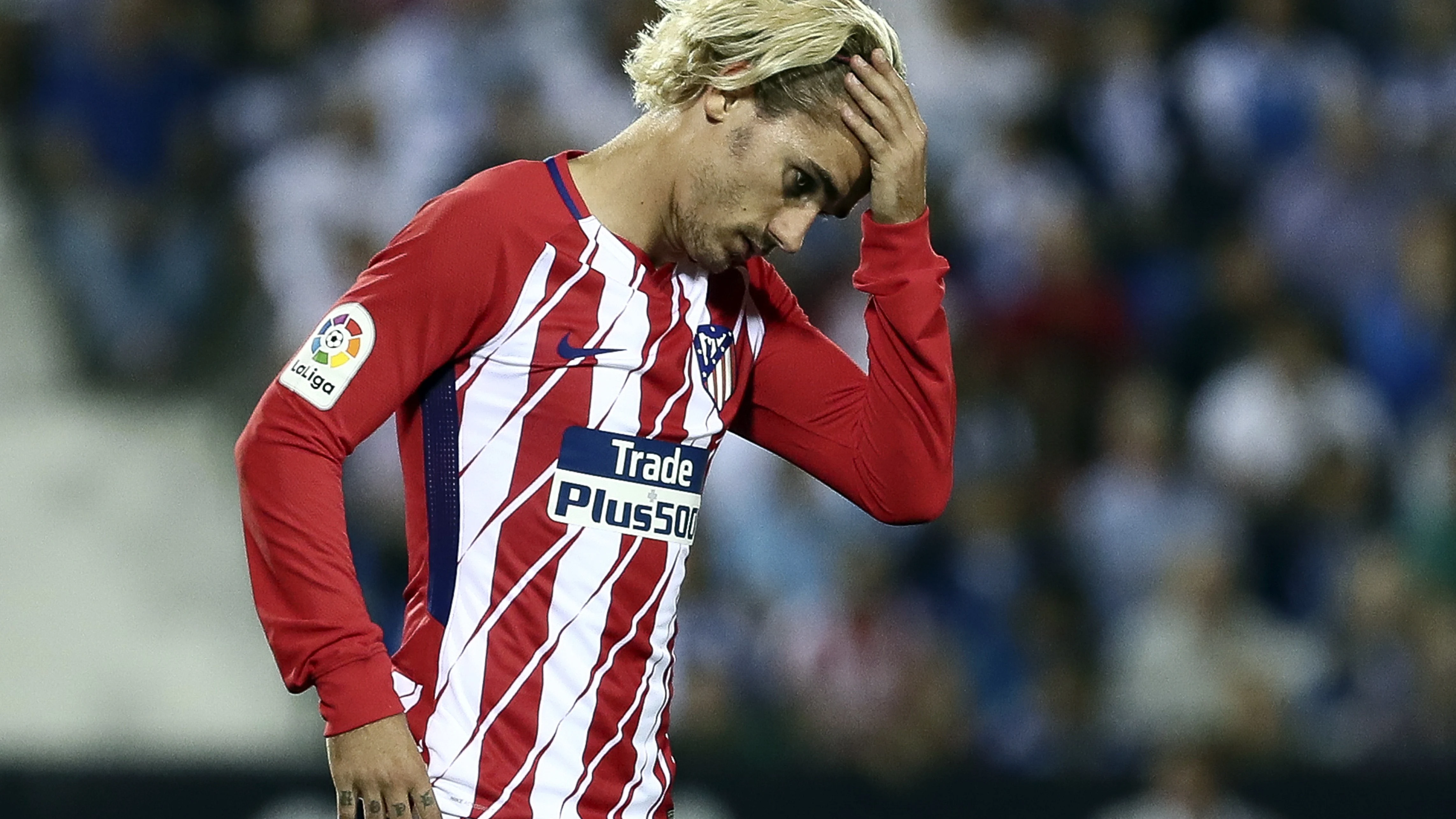 Griezmann se lamenta de una acción del juego