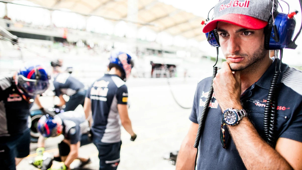 Carlos Sainz, pensativo