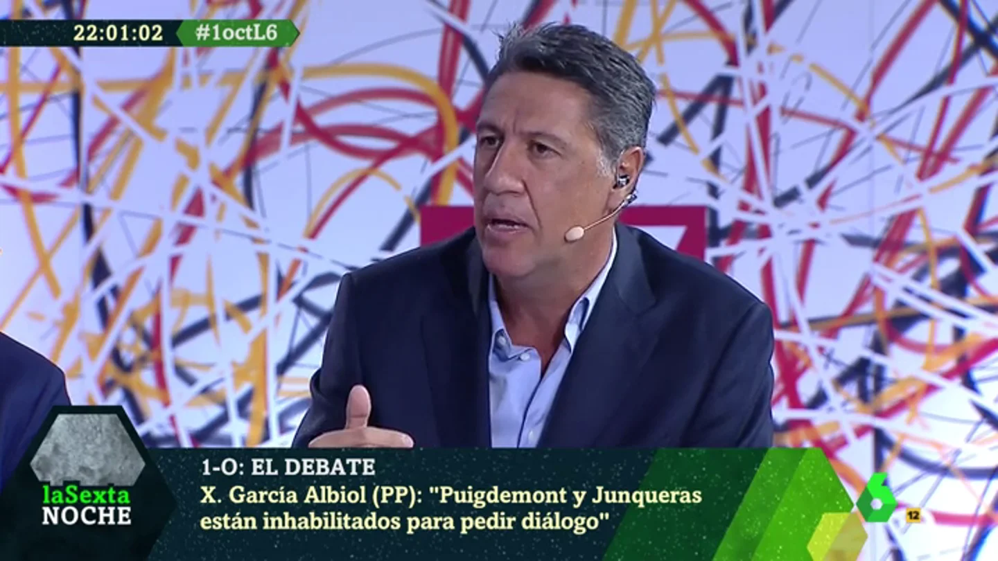 García Albiol en laSexta Noche García Albiol en laSexta Noche