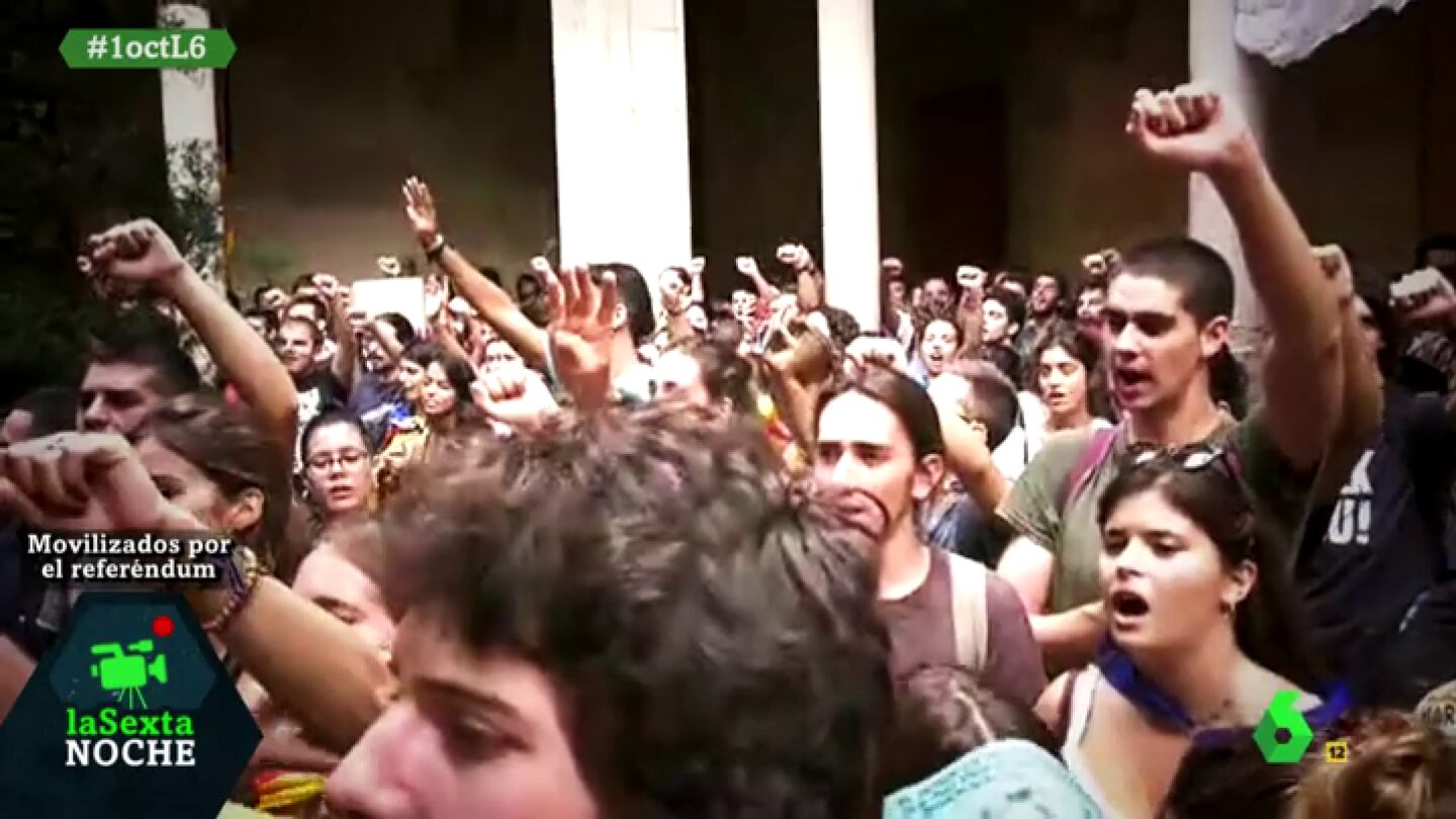 Estudiantes se manifiestan en favor del refer&eacute;ndum