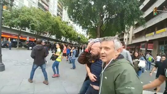 El presidente de ERC, Sergi Albarr&aacute;n, herido en la cabeza