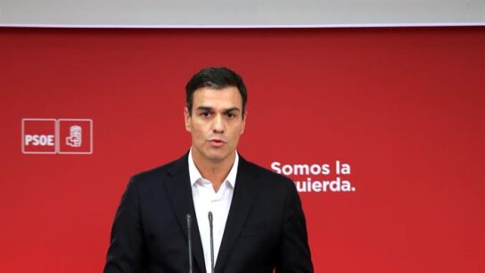El l&iacute;der del PSOE, Pedro S&aacute;nchez