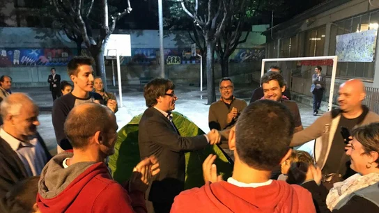 Carles Puigdemont, president de la Generalitat, en Girona Carles Puigdemont, president de la Generalitat, en Girona