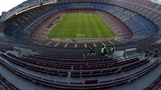El Camp Nou, pendiente de si se celebra el partido contra Las Palmas El Camp Nou, pendiente de si se celebra el partido contra Las Palmas