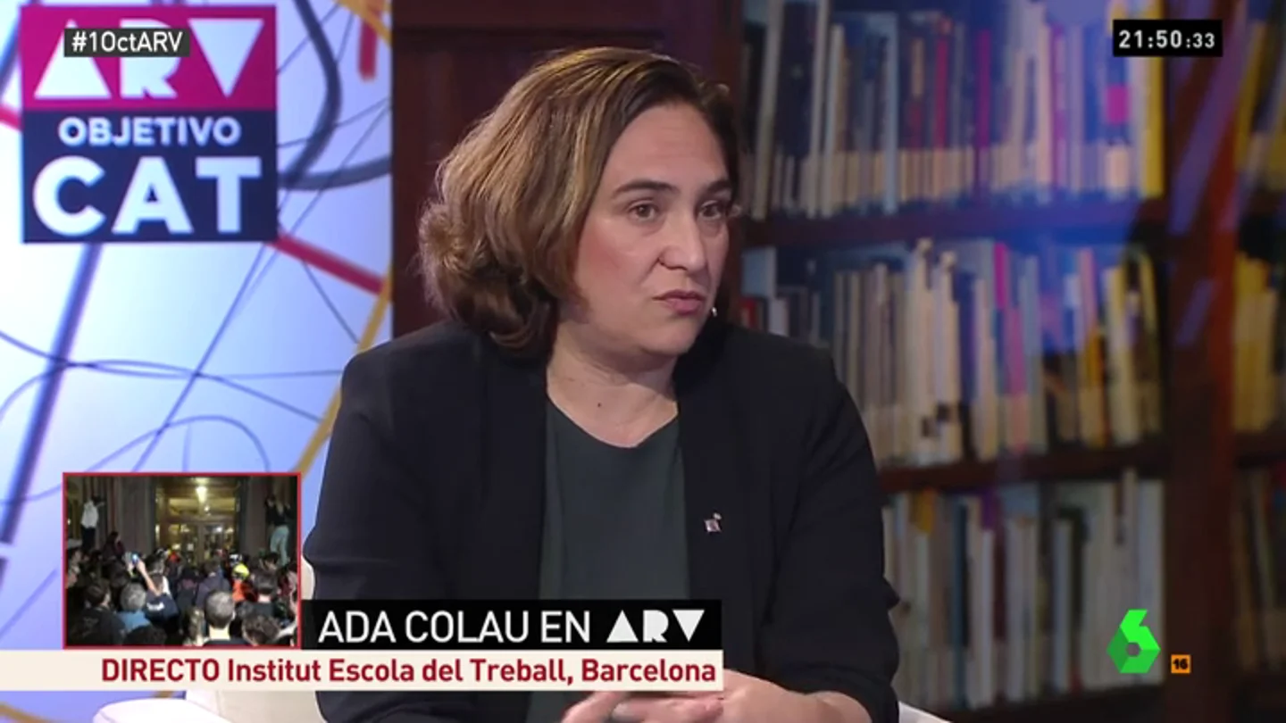 Ada Colau en ARV Ada Colau en ARV