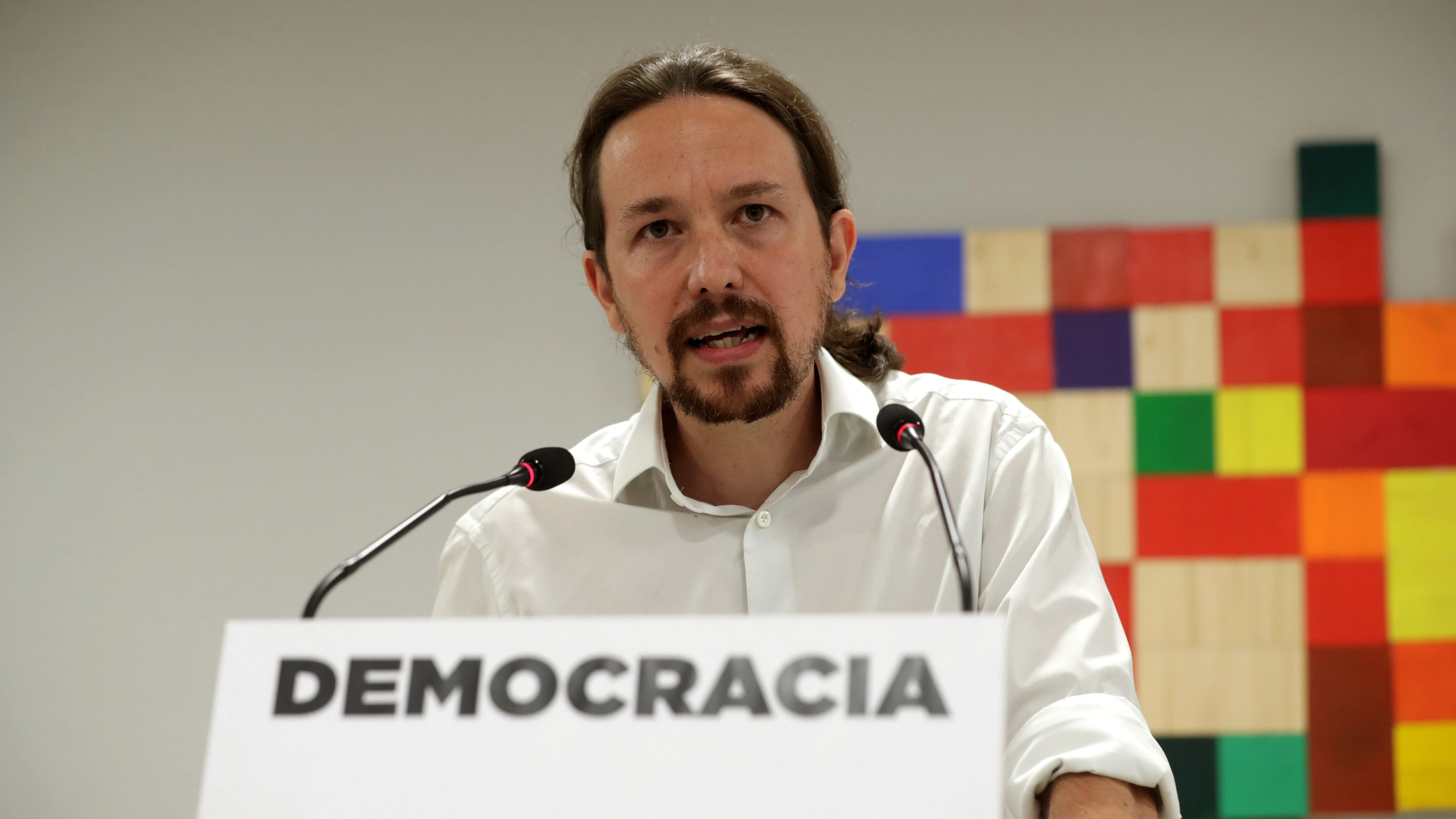 Pablo Iglesias, secretario general de Podemos