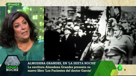 La escritora Almudena Grandes en laSexta Noche La escritora Almudena Grandes en laSexta Noche
