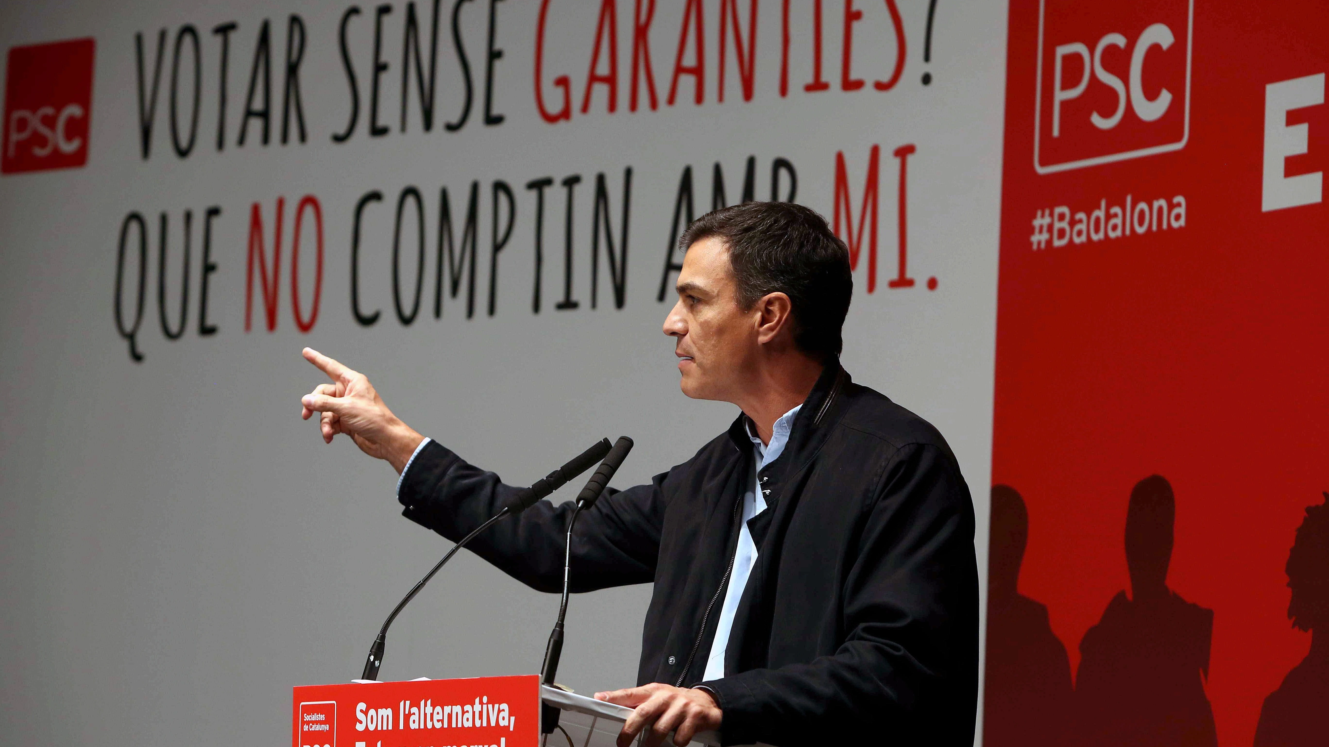 El secretario general del PSOE, Pedro Sánchez