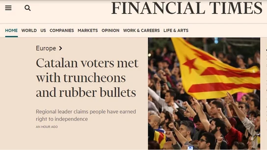 Portada de Financial Times Portada de Financial Times
