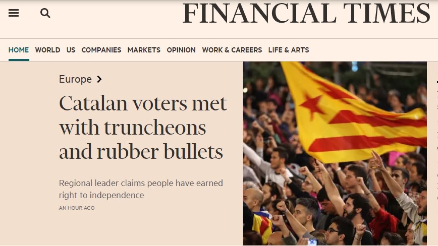 Portada de Financial Times