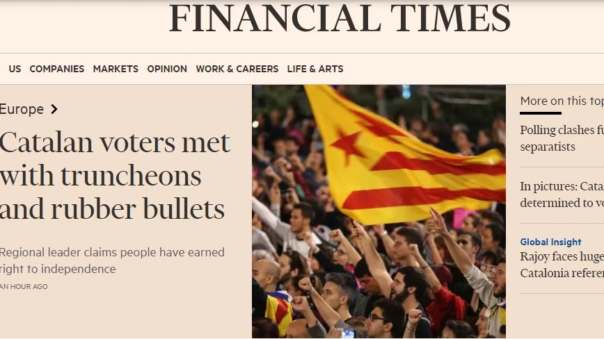 Portada de Financial Times