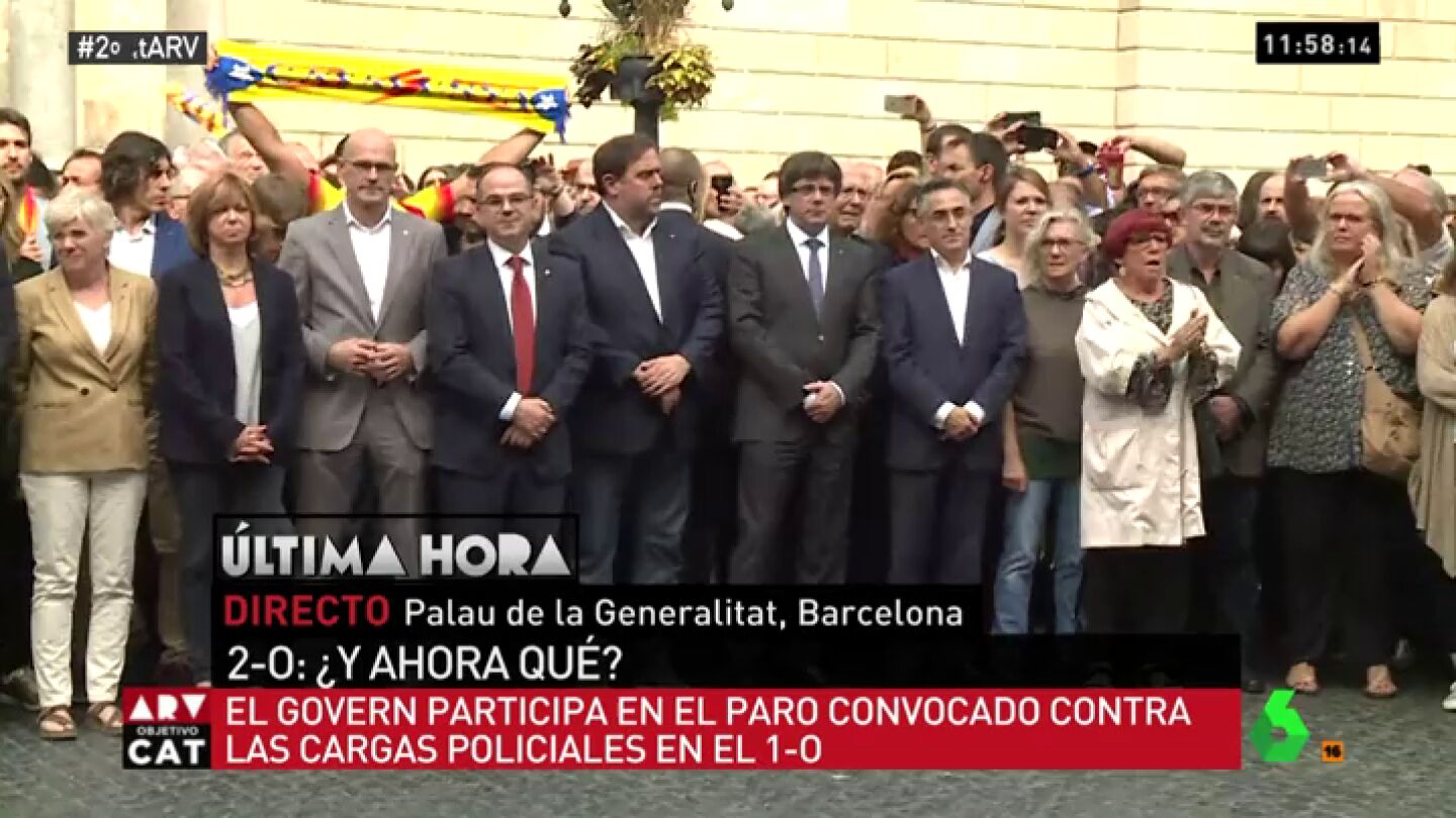El Govern ha participado en el paro convocado