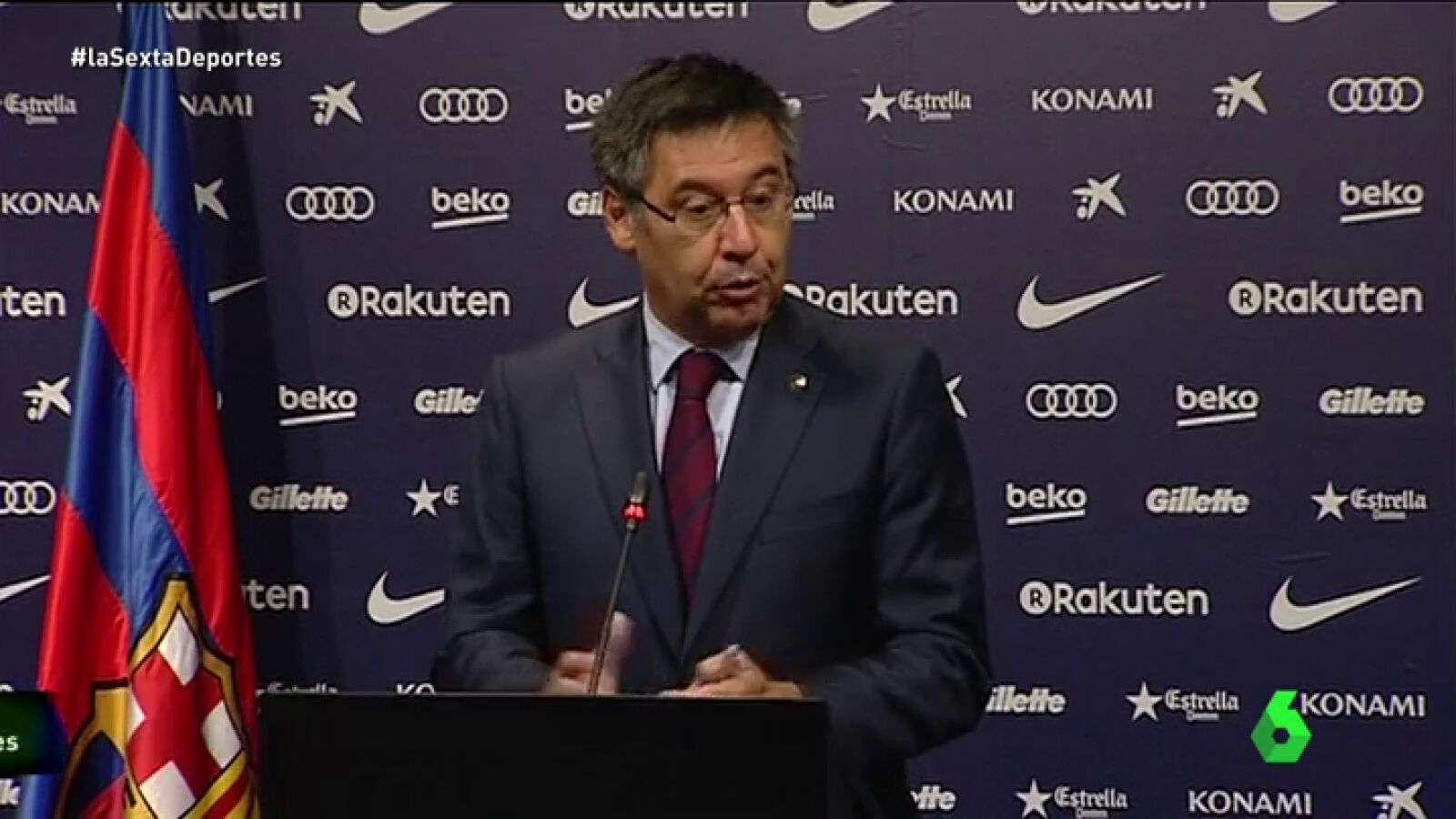 Bartomeu: "La decisi&oacute;n de jugar a puerta cerrada fue la m&aacute;s responsable"