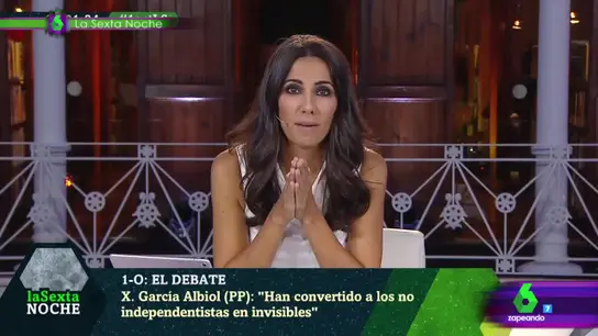 La complicada tarea de Ana Pastor de mediar entre los invitados de laSexta Noche La complicada tarea de Ana Pastor de mediar entre los invitados de laSexta Noche