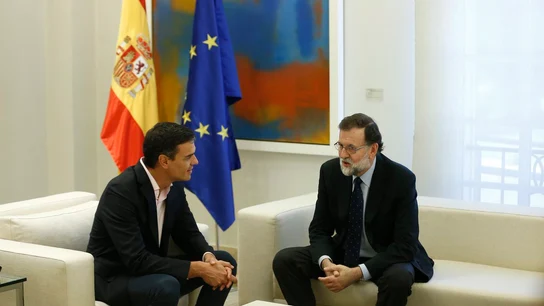 Mariano Rajoy y Pedro Sánchez en una imagen de archivo Mariano Rajoy y Pedro Sánchez