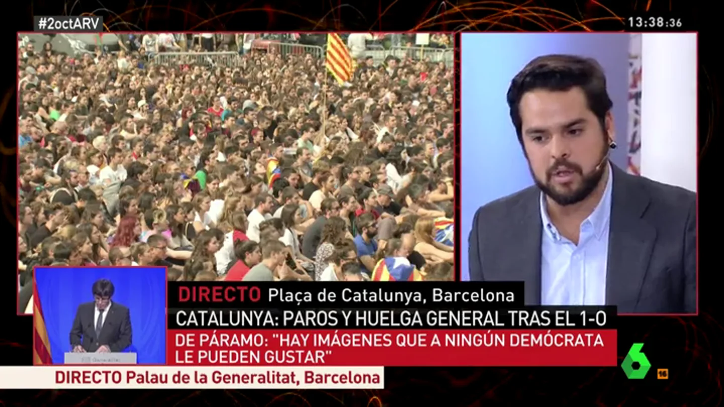 Fernando de Páramo, portavoz de Ciudadanos en el Parlament Fernando de Páramo, portavoz de Ciudadanos en el Parlament