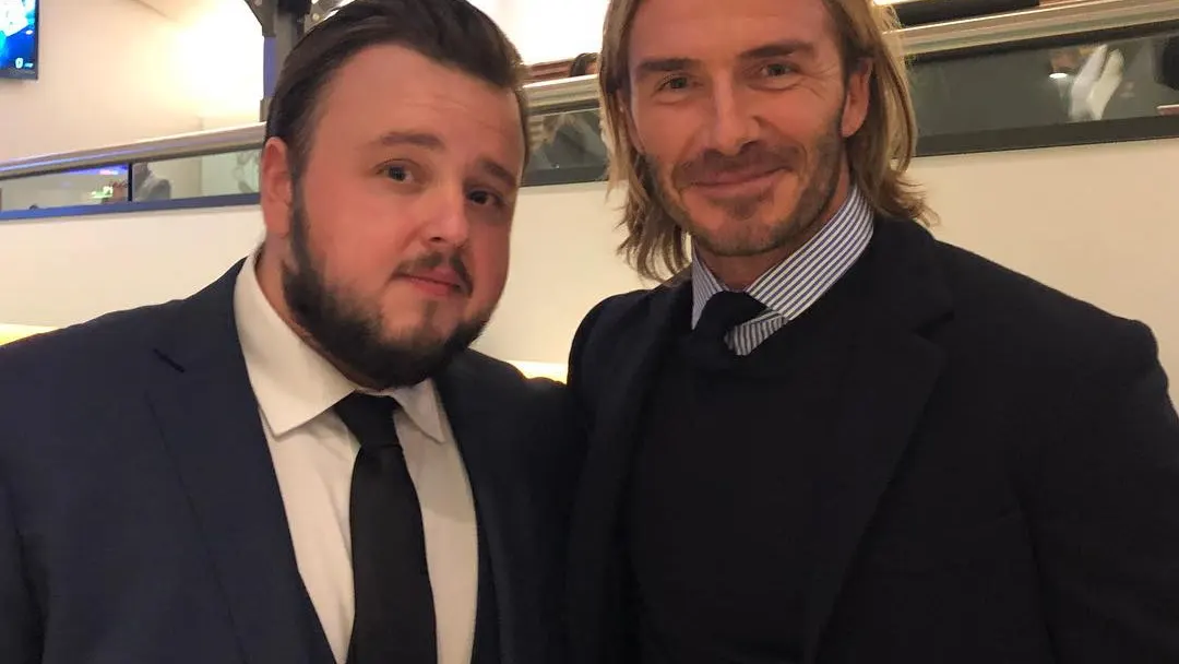 David Beckham y John Bradley